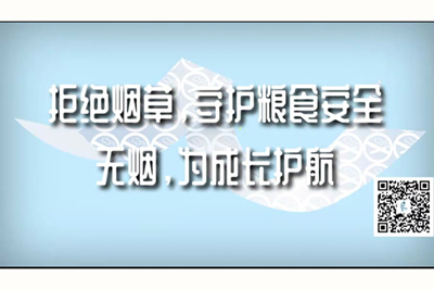 我看逼网站拒绝烟草，守护粮食安全